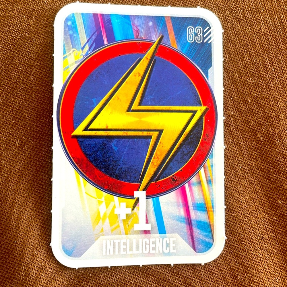 Marvel Collectible Card #63 - #1 INTELLIGENCE